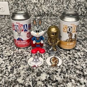 Bugs Bunny as Superman Funko Soda - lWondrous Con 2023 & Star Wars C-3PO